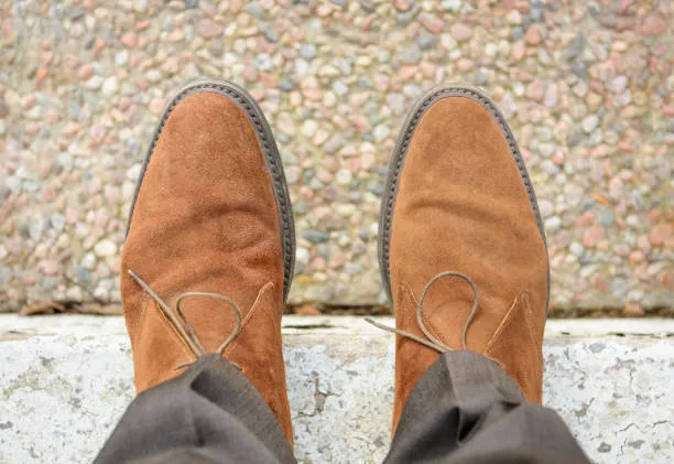 chaussures homme marron daim